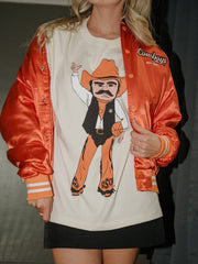 OSU Cowboys Double Baller Off White Heavyweight Tee