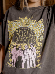 Pink Floyd Golden Flocked Black Hi-Dive Tee