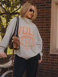 *COMING SOON* Tennessee Vols Campus Classic Gray Roll Neck Sweatshirt