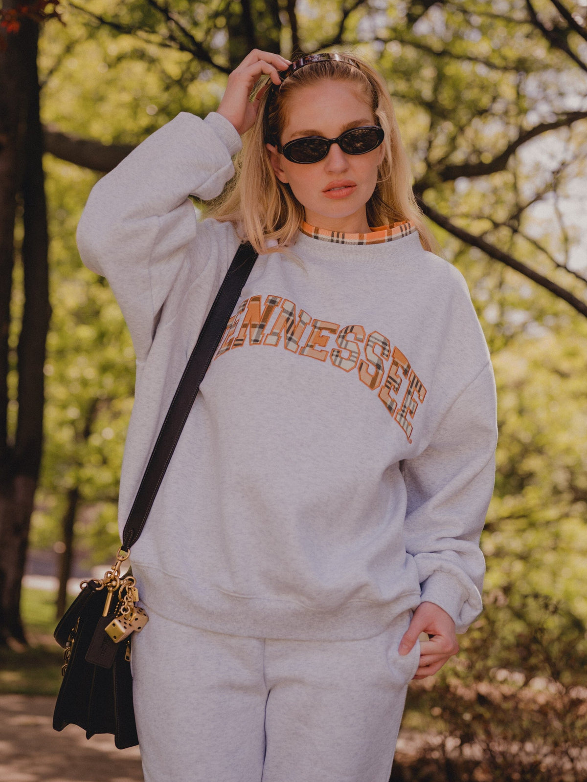 *COMING SOON* Tennessee Vols Varsity Plaid Mock Neck Sweatshirt