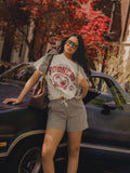 OU Sooners Gridiron Football Off White Thrifted Tee
