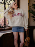 *COMING SOON* Arkansas Razorbacks Varsity Plaid Off White Hoodie