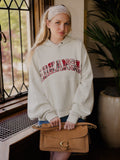 *COMING SOON* Arkansas Razorbacks Varsity Plaid Off White Hoodie