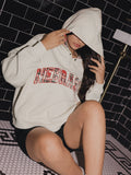 *COMING SOON* Nebraska Corn Huskers Varsity Plaid Off White Hoodie