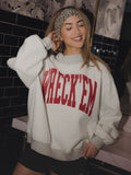 Texas Tech Tall Boy Gray Mock Neck Reversible Sweatshirt