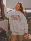 *COMING SOON* LSU Tigers Varsity Plaid Mock Neck Sweatshirt