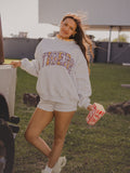 *COMING SOON* LSU Tigers Varsity Plaid Mock Neck Sweatshirt