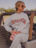 *COMING SOON* Nebraska Huskers Varsity Plaid Mock Neck Sweatshirt