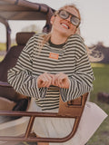 *COMING SOON* Tennessee Vols Block Stich Black/White Stripe Long Sleeve Top