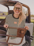 *COMING SOON* Tennessee Vols Block Stich Black/White Stripe Long Sleeve Top