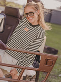 *COMING SOON* Tennessee Vols Block Stich Black/White Stripe Long Sleeve Top