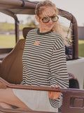 *COMING SOON* Tennessee Vols Block Stich Black/White Stripe Long Sleeve Top
