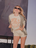 Tennessee Vols Campus Classic Off White Heavyweight Cropped Tee