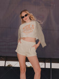 Tennessee Vols Campus Classic Off White Heavyweight Cropped Tee