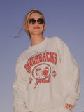 Arkansas Razorbacks Gridiron Weekend Edit Ash Gray Mock Neck Sweatshirt