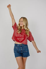 Beat Texas Horn Busters Crimson Tee