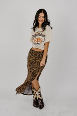 Willie Nelson Long Live Willie & The Texas Longhorns Off White Thrifted Tee