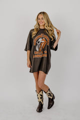 Rolling Stones Rock Em Longhorns Smoke One Size Tee