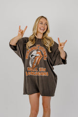 Rolling Stones Rock Em Longhorns Smoke One Size Tee