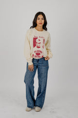 OU Barry Switzer Football Parchment Sweatshirt