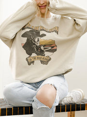 Willie Nelson Desert Texas Sand Thrifted Sweatshirt