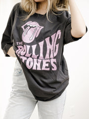 Rolling Stones Dazed Off Black One Size Tee