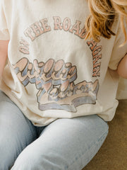 Willie Nelson OTR Metal Off White Thrifted Tee