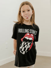 Children's Rolling Stones Zip Code Night Black Tee