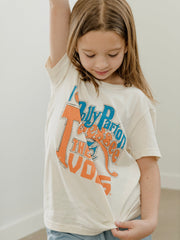 Children's Dolly Parton I Heart Dolly & The Vols Off White Tee