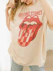 Rolling Stones Zip Code Off White One Size Tee