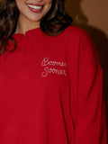 *COMING SOON* OU Sooners Stitched Red Signature Waffle Top