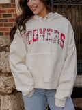 *COMING SOON* OU Sooners Varsity Plaid Off White Hoodie