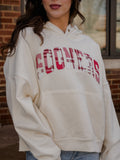 *COMING SOON* OU Sooners Varsity Plaid Off White Hoodie
