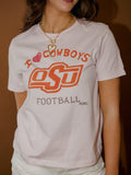 OSU Cowboys Sporty Charm Pink Ellie Perfect Tee