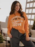 Tennessee Vols Football Icon Orange Oversized Crew Hi-Dive Sweatshirt