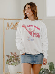 Mississippi State Bulldogs Rah Rah White Sweatshirt