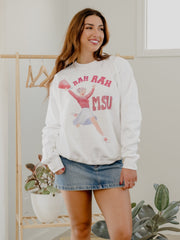 Mississippi State Bulldogs Rah Rah White Sweatshirt