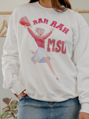 Mississippi State Bulldogs Rah Rah White Sweatshirt