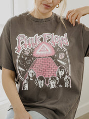 Pink Floyd Seeing Eye Charcoal Thrifted Distressed Tee