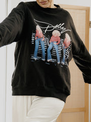 Dolly Parton Triple Threat Black Sweatshirt