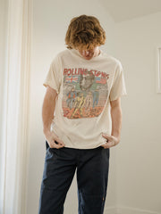 Rolling Stones Tattoo You Off White Thrifted Distressed Tee