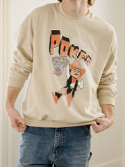 OSU Cowboys Basketball Mascot Dunk Sand Thrifted Sweatshirt