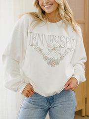 Tennessee Swag White Thrifted Sweatshirt