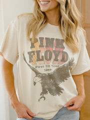 Pink Floyd Eagle Off White Thrifted Distressed Tee