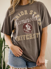 FSU Seminoles Draft Charcoal Thrifted Tee