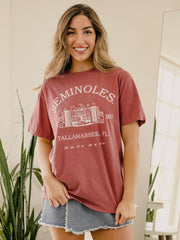 FSU Seminoles Stadium Coordinates Maroon Tee