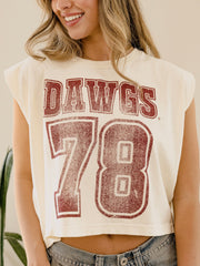 Mississippi State Bulldogs Player Off White Tank