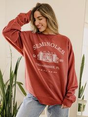 FSU Seminoles Stadium Coordinates Maroon Sweatshirt