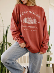 FSU Seminoles Stadium Coordinates Maroon Sweatshirt