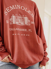 FSU Seminoles Stadium Coordinates Maroon Sweatshirt